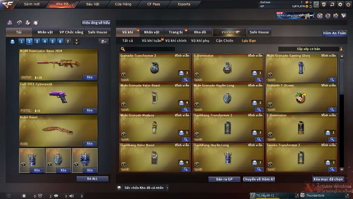 shop acc cf uy tin gia re